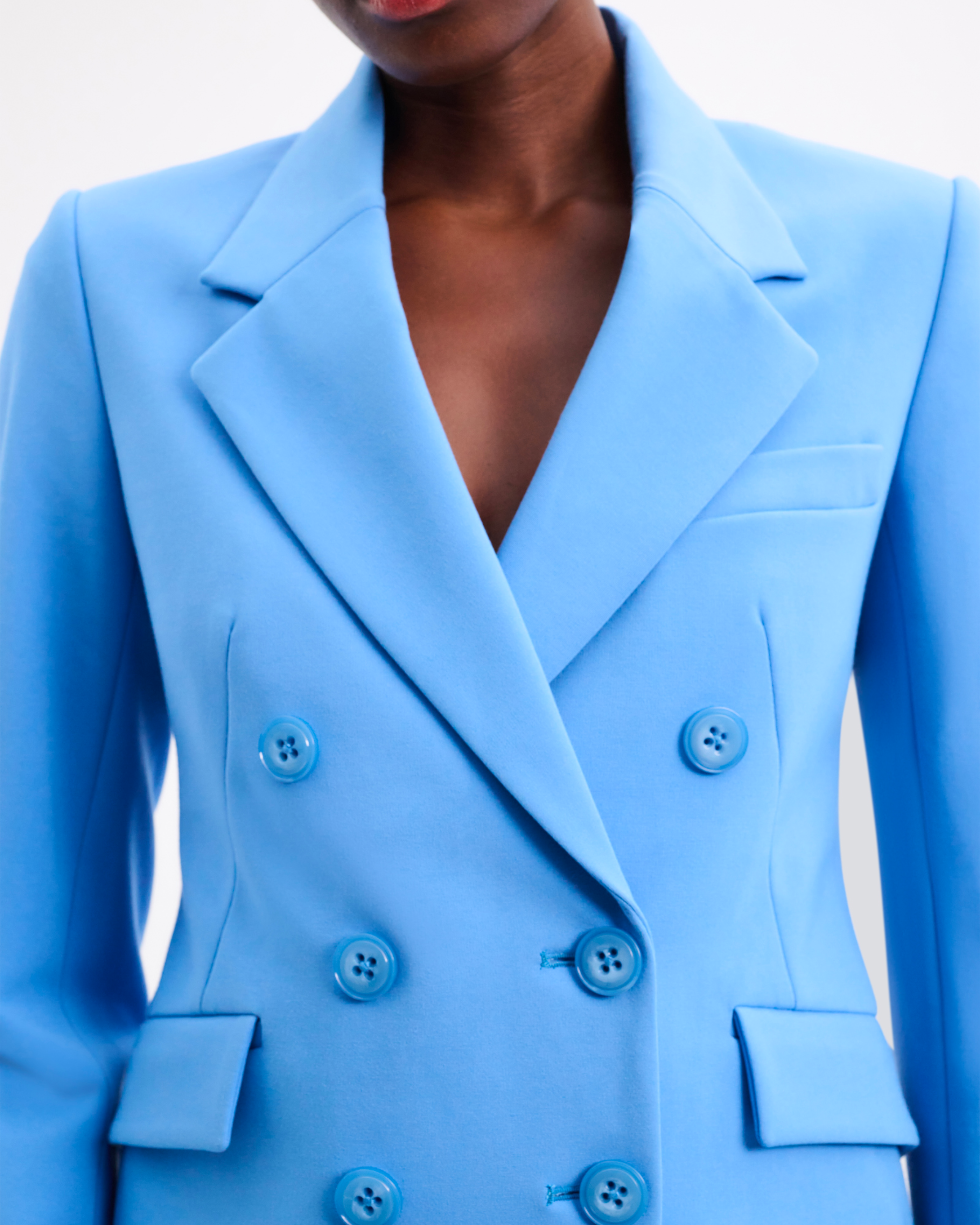 Dorothee Schumacher Emotional Essence Jacket in Cornflower Blue