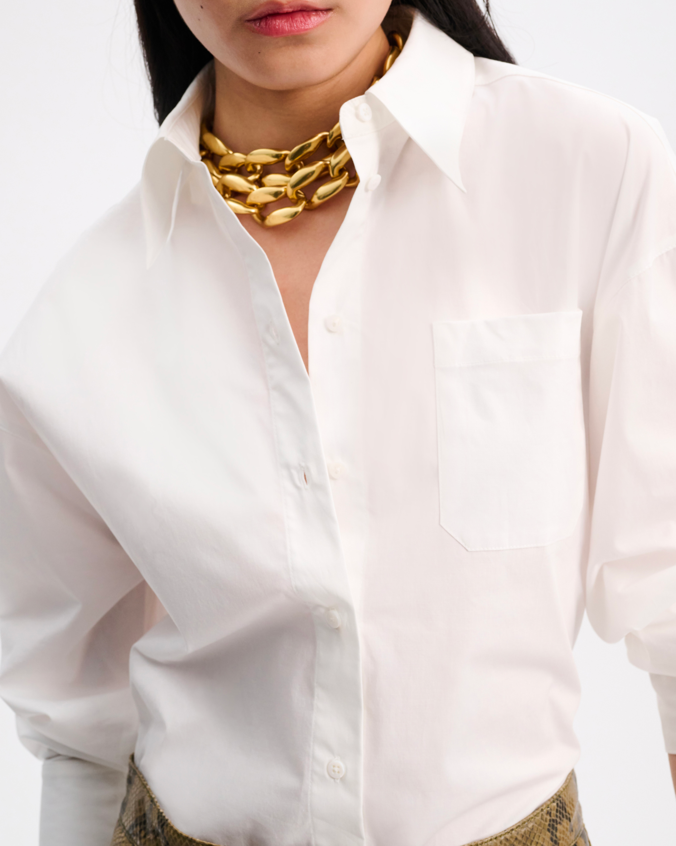 Dorothee Schumacher Power Blouse in Pure White