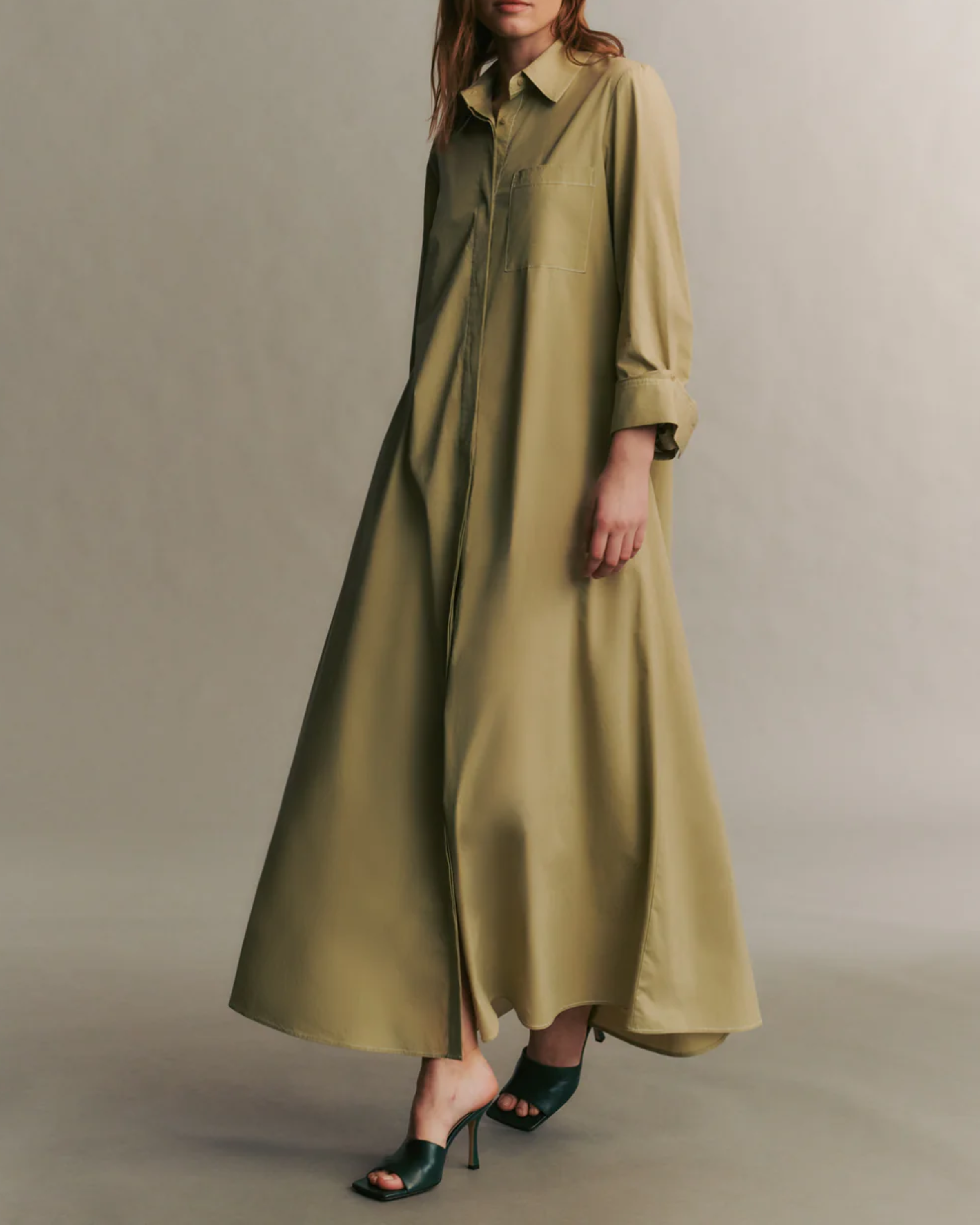 TWP Jenny's Gown in Sage
