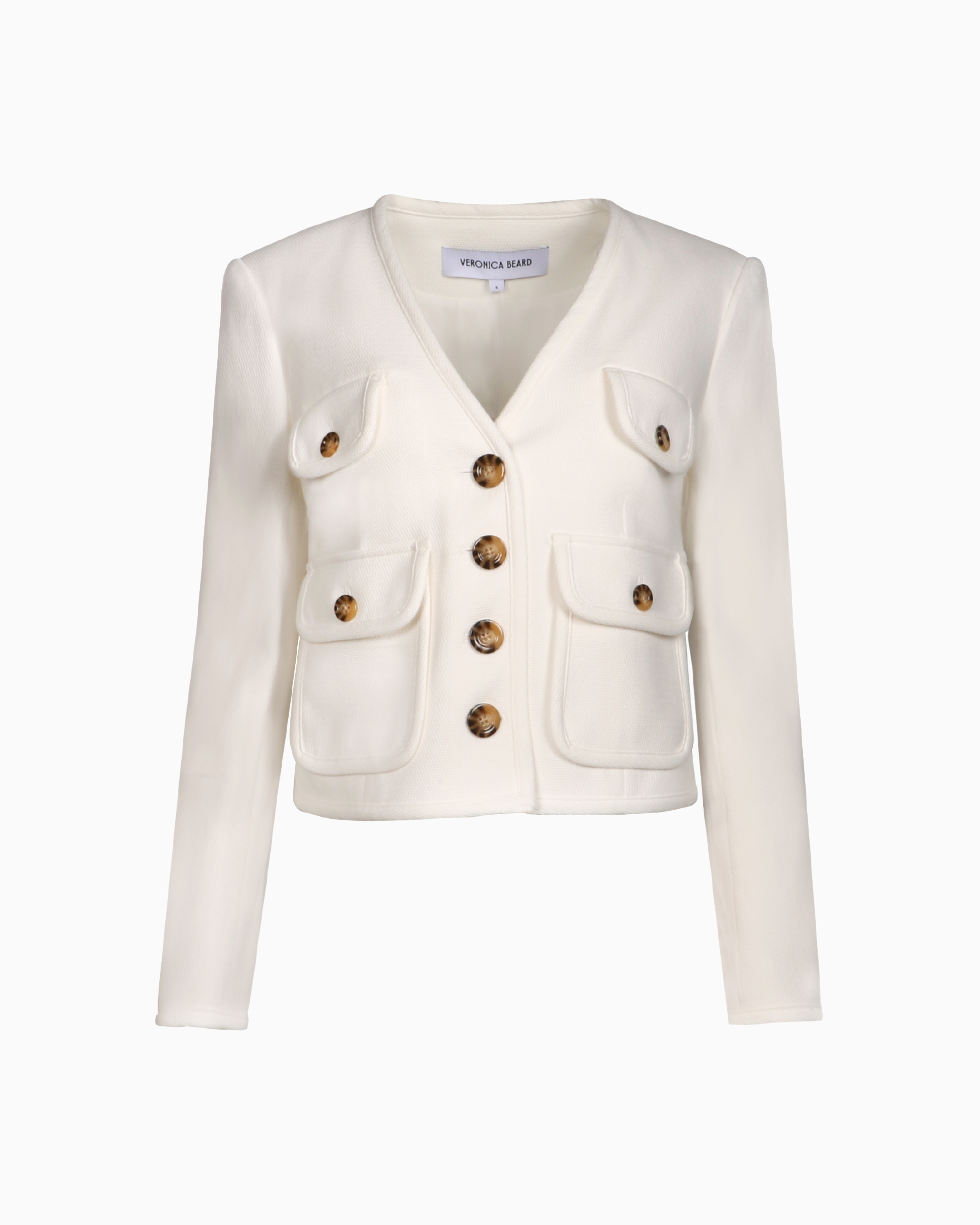 Veronica Beard Isola Jacket in Off White