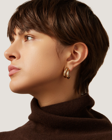 Jenny Bird Florence Earrings in Gold