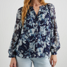 Rails Nessie Top in Indigo Blossoms