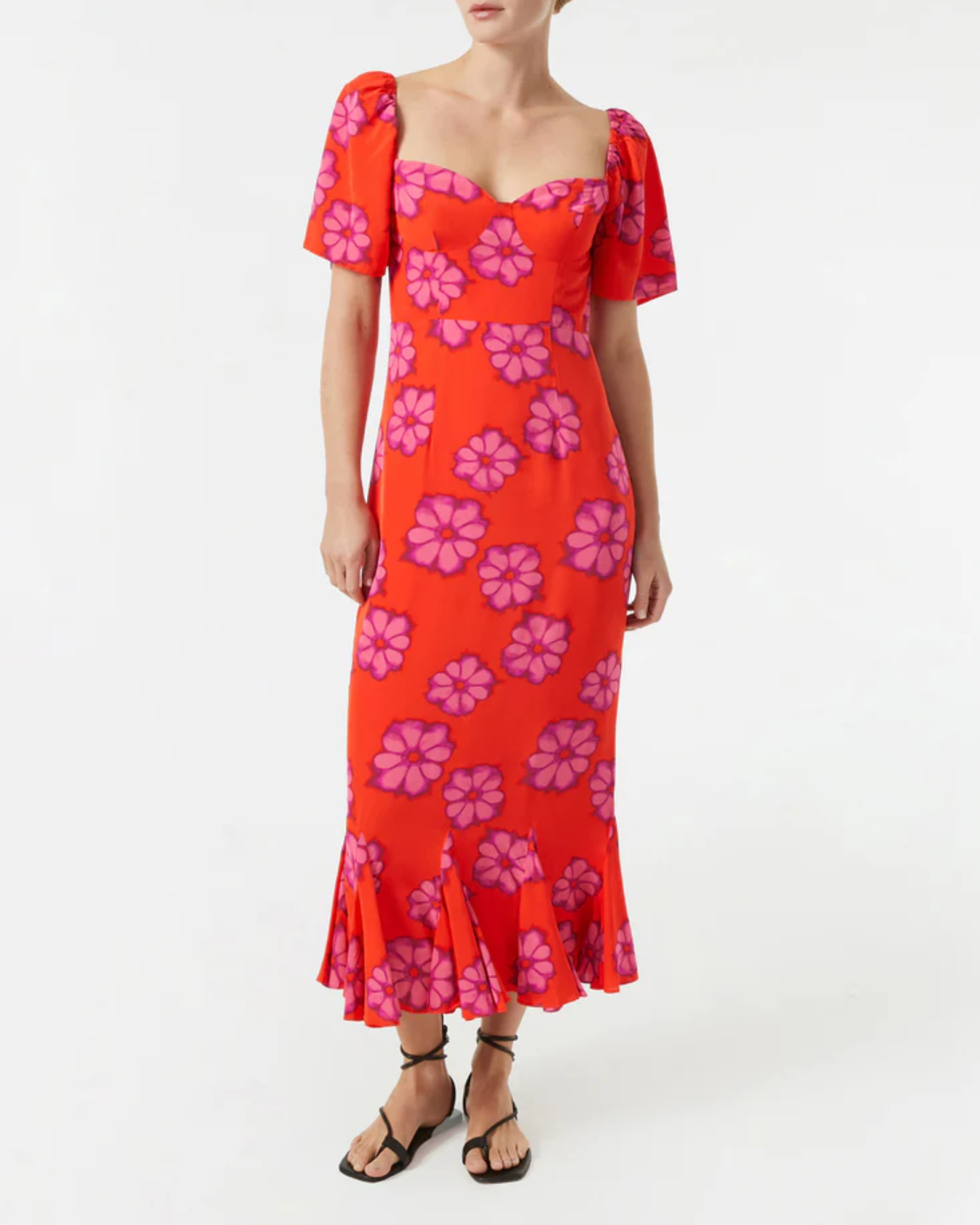 Rhode Ramona Dress in Scarlet Bombay Bloom