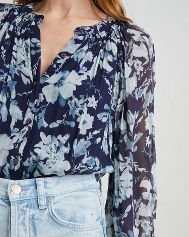 Rails Nessie Top in Indigo Blossoms