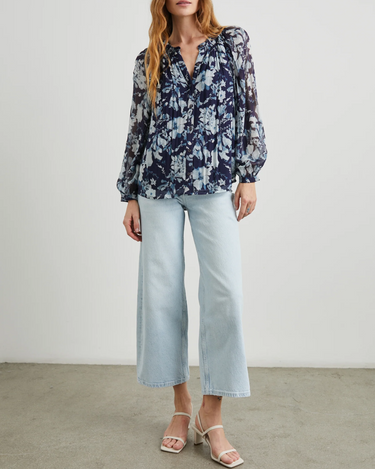 Rails Nessie Top in Indigo Blossoms