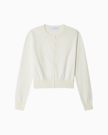 White + Warren Cotton Linen Cardigan in White