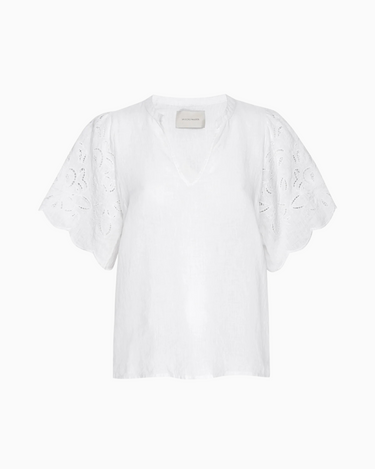 Brochu Walker Shore Top in Pearl White