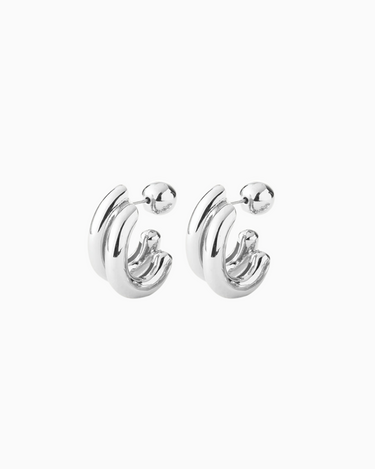 Jenny Bird Florence Earrings in Silver