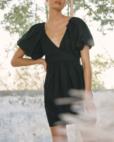 Hunter Bell Andie Dress in Onyx