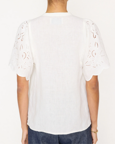 Brochu Walker Shore Top in Pearl White