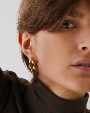 Jenny Bird Florence Earrings in Gold