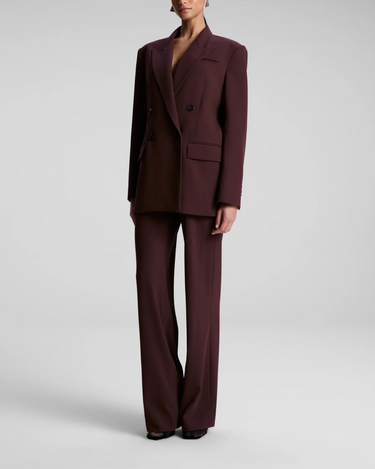 A.L.C. Hirsh Pant in Chocolate Plum