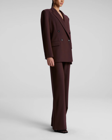 A.L.C. Hirsh Pant in Chocolate Plum