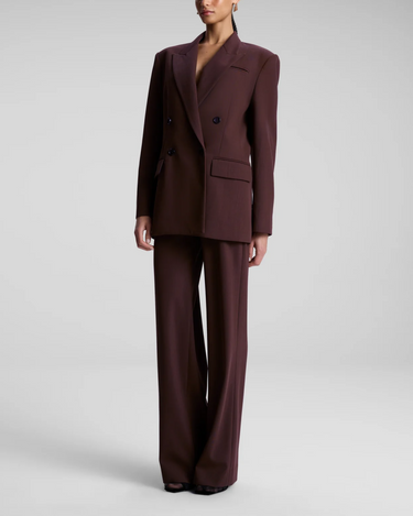 A.L.C. Hirsh Pant in Chocolate Plum