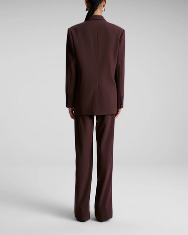 A.L.C. Hirsh Pant in Chocolate Plum