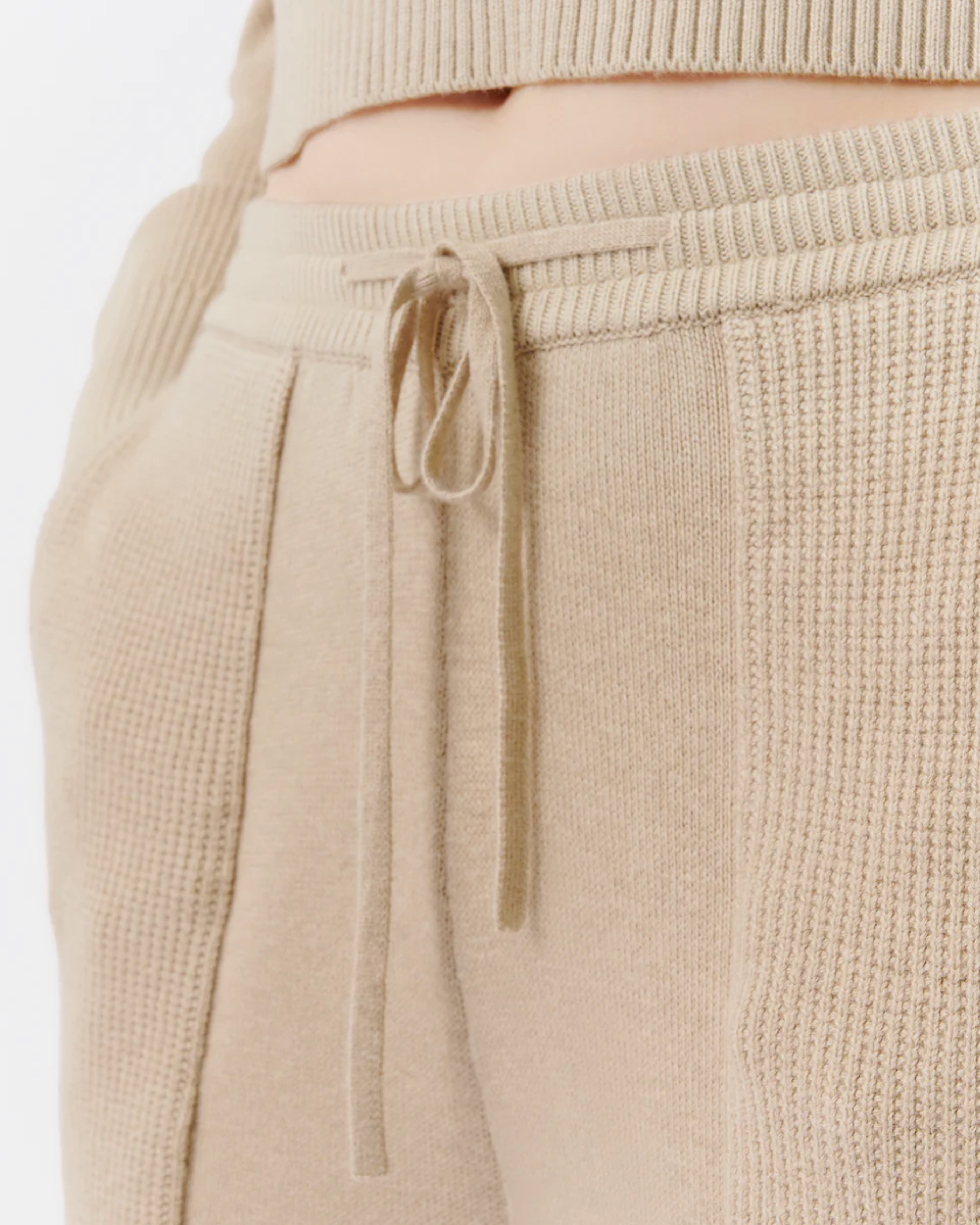 ATM Cotton Cashmere Pant in Soft Fawn