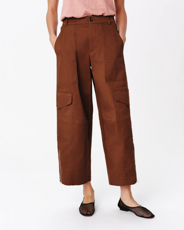 ATM Cotton Twill Cargo Pant in Pecan Brown