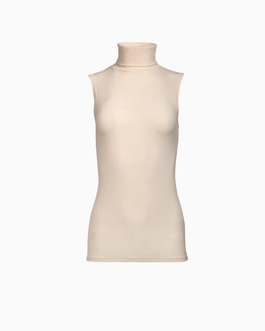 ATM Modal RIb Sleeveless Turtleneck