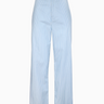 ATM Twill Stripe Boyfriend Pant in Summer Sky White