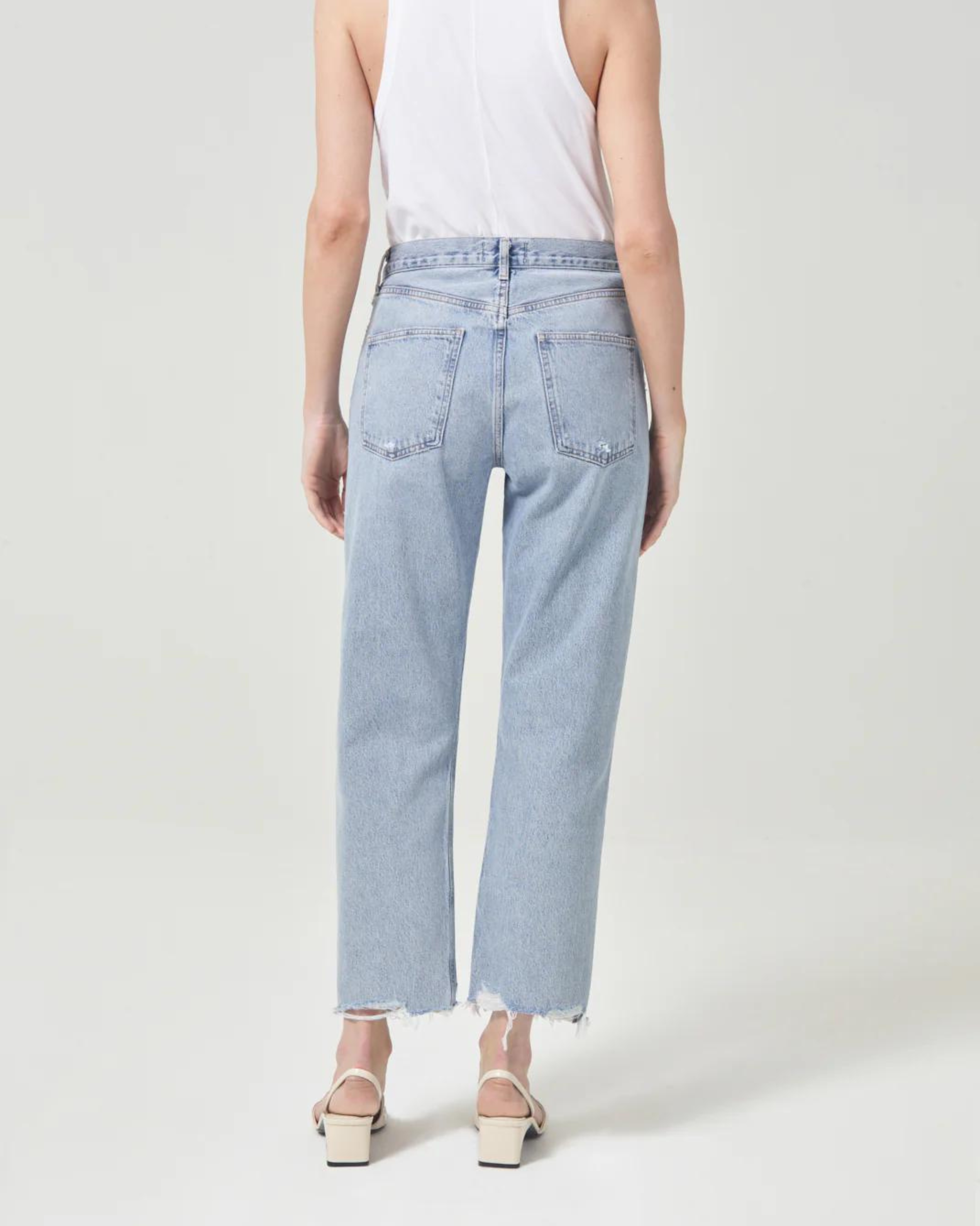 Agolde 90's Crop Pant in Nerve