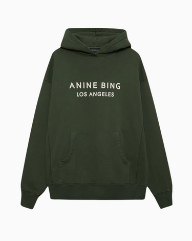 Anine Bing Alto Hoodie in Dark Olive