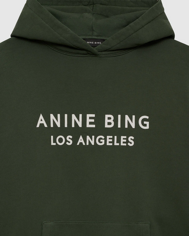 Anine Bing Alto Hoodie in Dark Olive