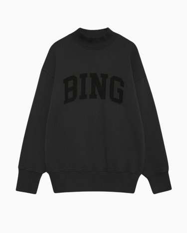 Anine Bing Bradie Sweatshirt Bing in Black