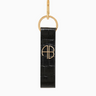 Anine Bing Cruise Key Chain in Black Embossed