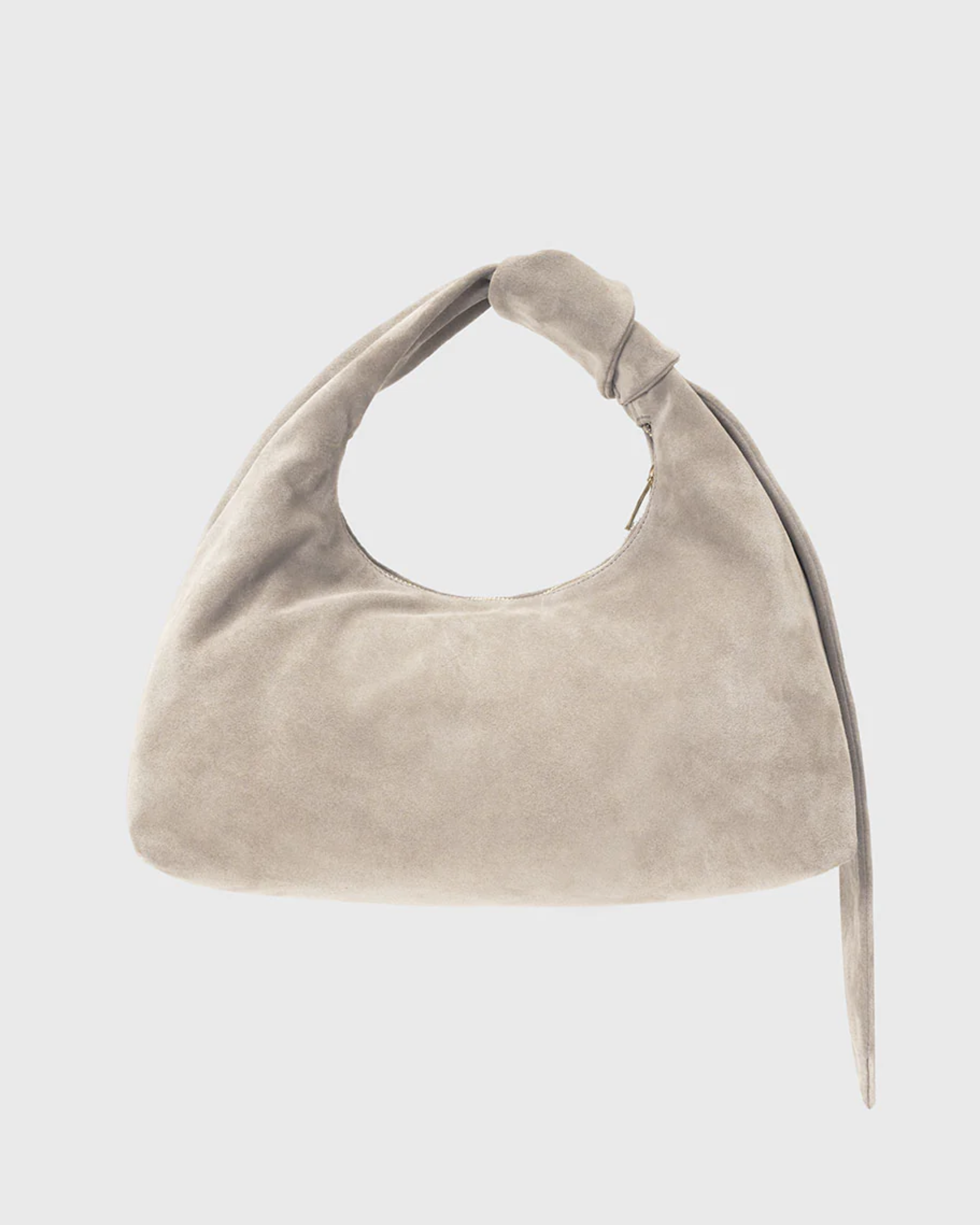 Anine Bing Grace Bag in Taupe Suede