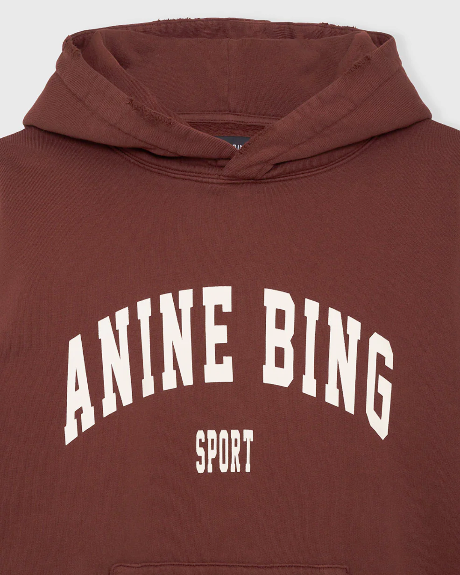 Anine Bing Harvey Sweatshirt in Dark Cherry