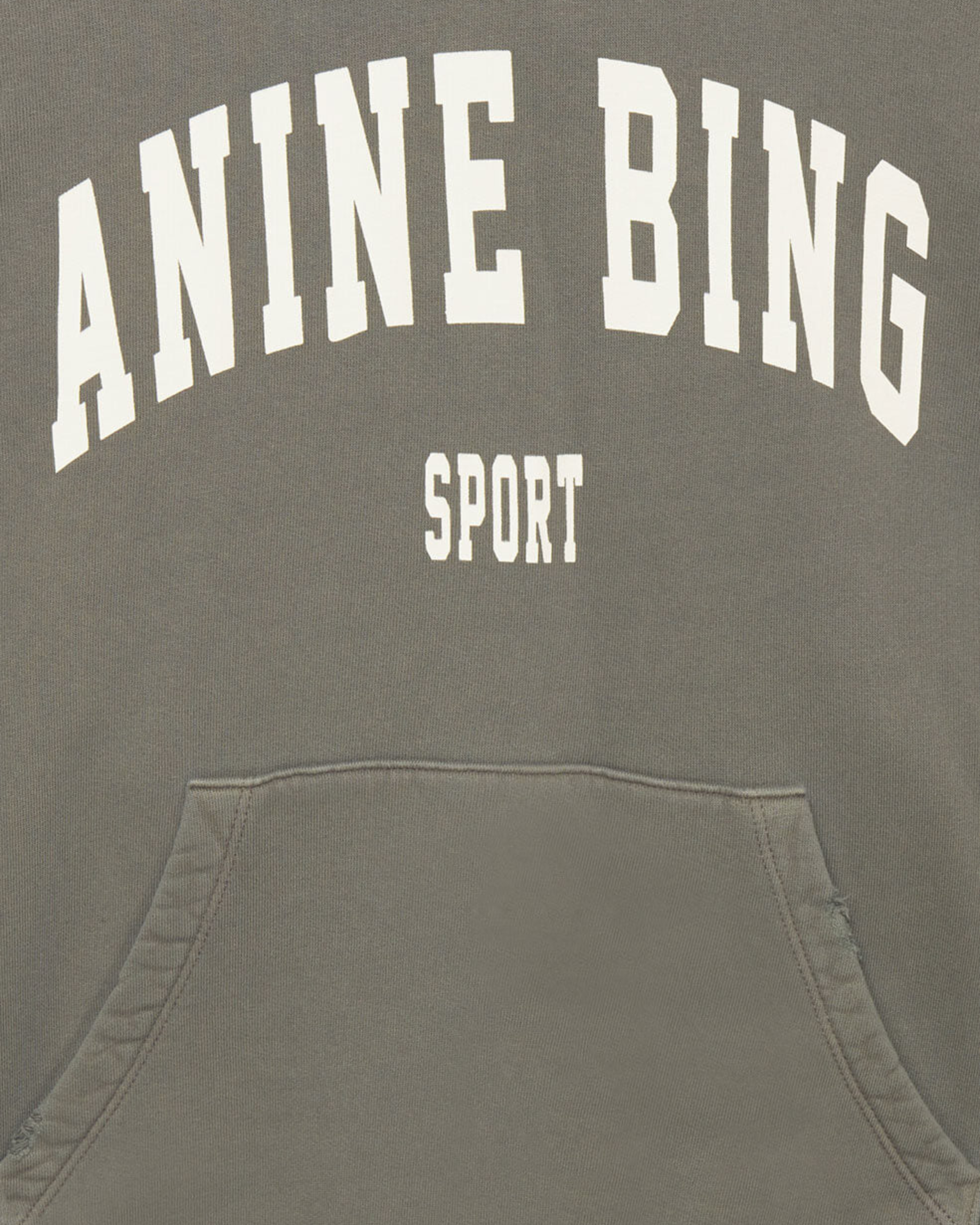 Anine Bing Harvey Sweatshirt in Dusty Olive