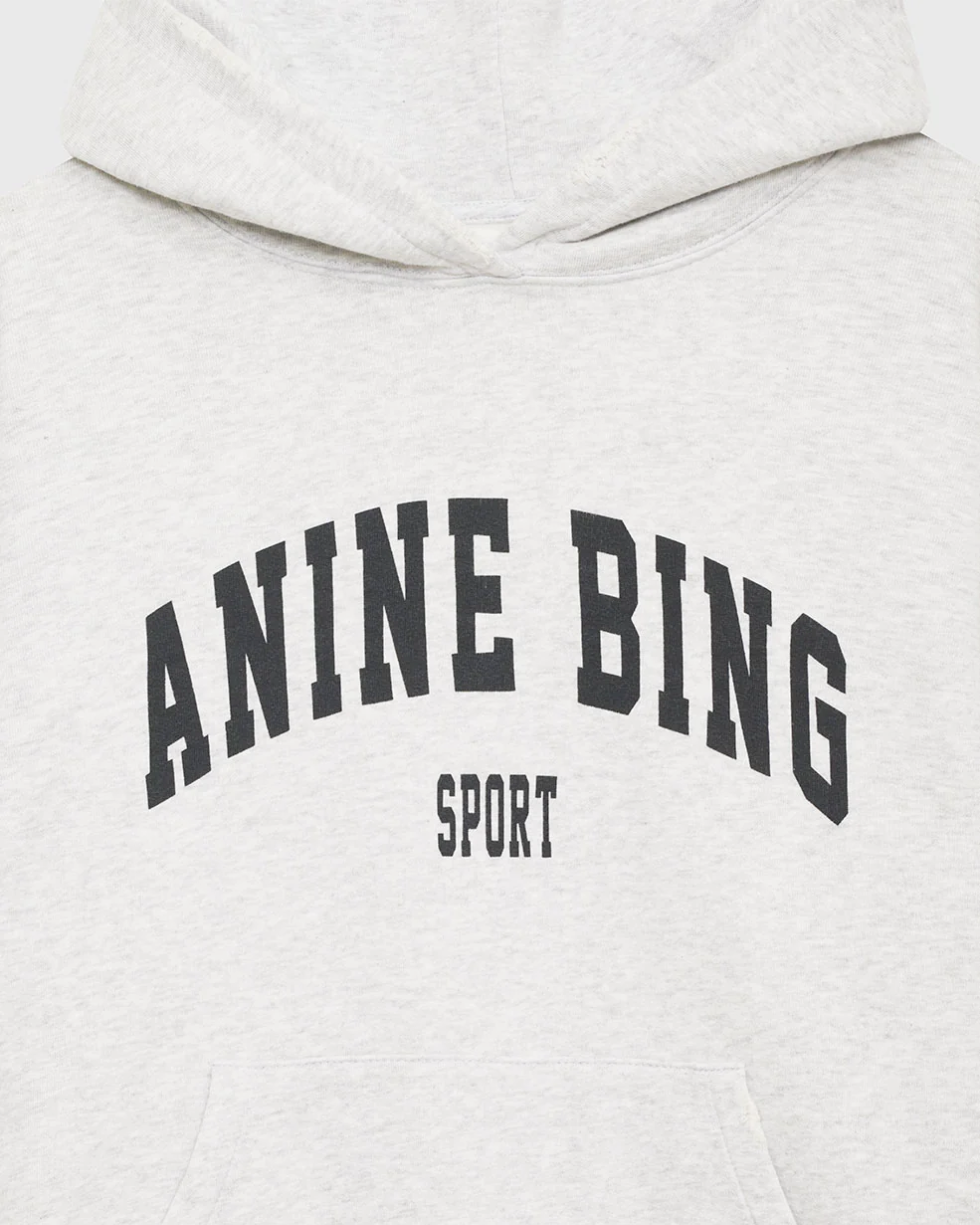 Anine Bing Harvey Sweatshirt in Heather Grey Melange