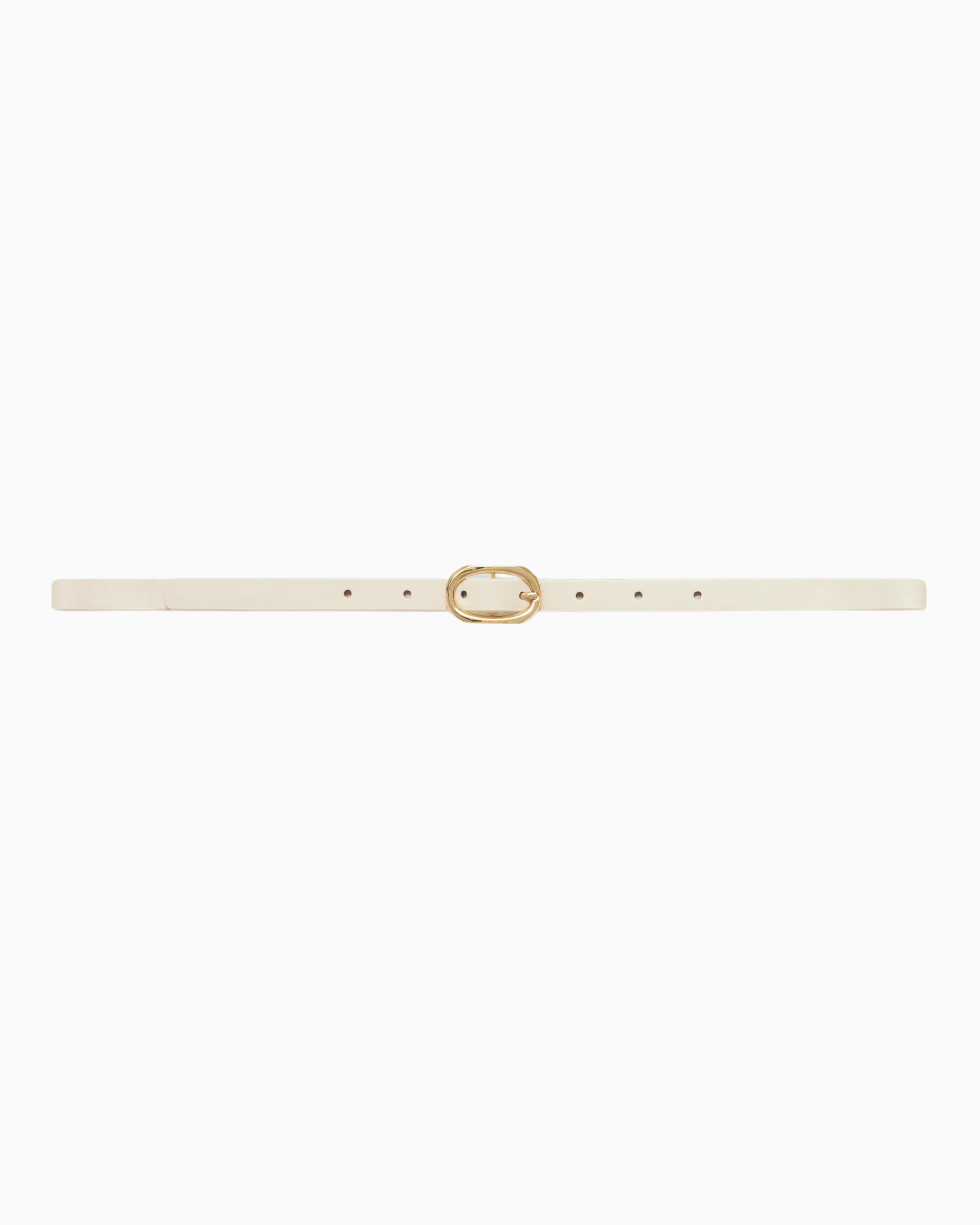 Anine Bing Mini Signature Link Belt in Ivory - M/L – AZURE