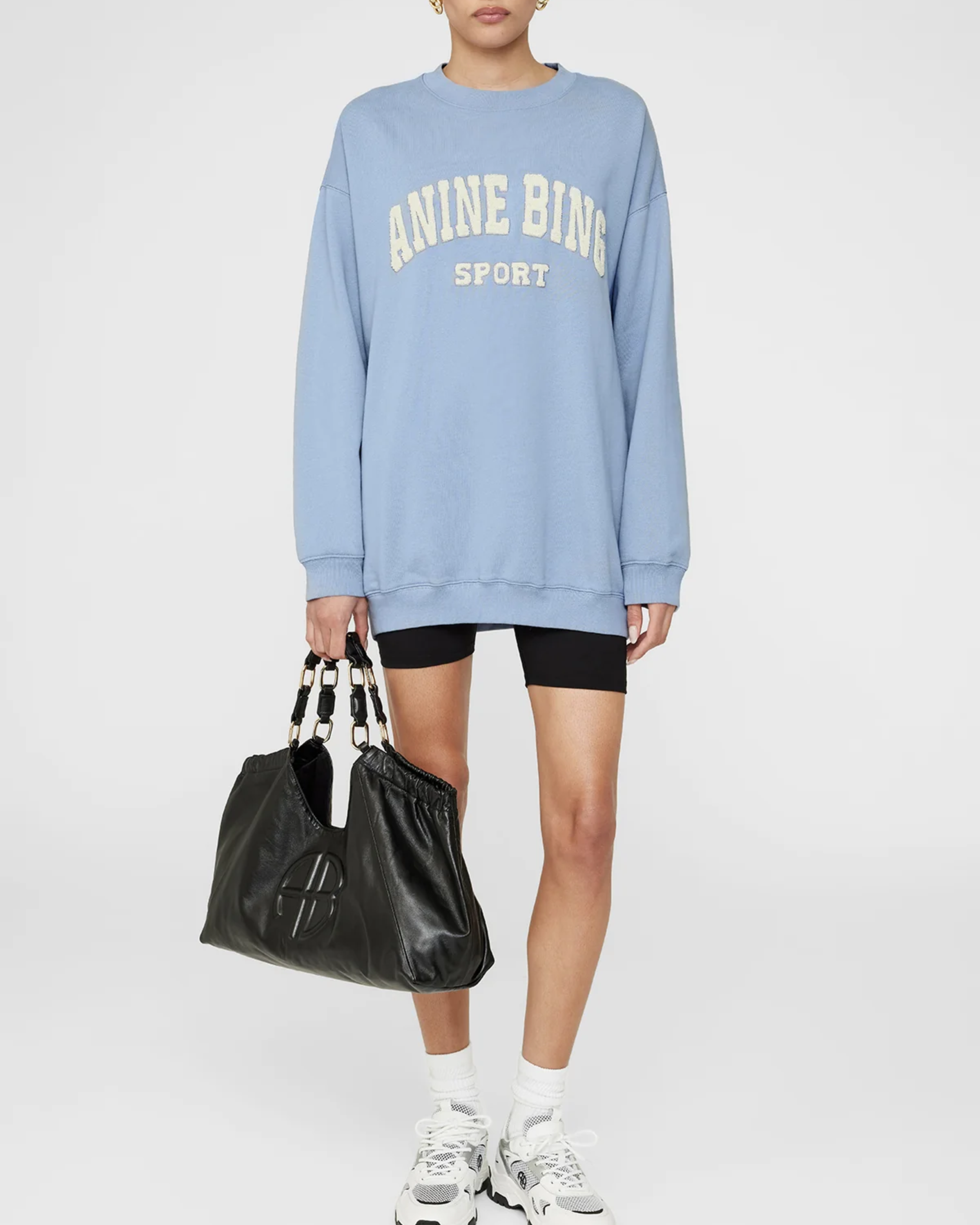 Anine Bing Tyler Sweatshirt in Capri Blue