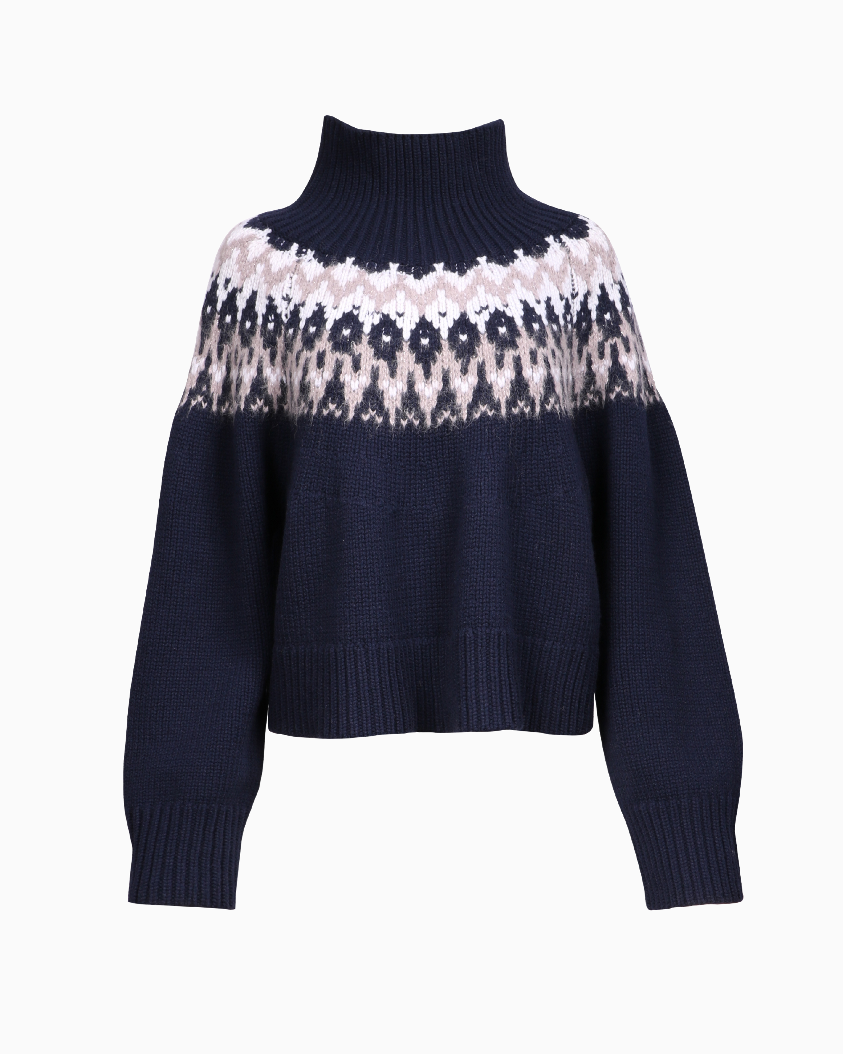 Brochu Walker Fairisle Sweater in Atlas Combo
