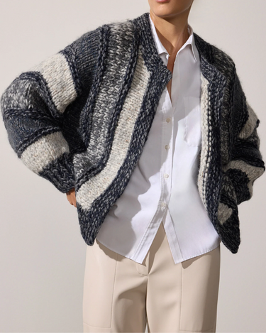 Brochu Walker Illia Handknit Cardigan in Cosmo Combo