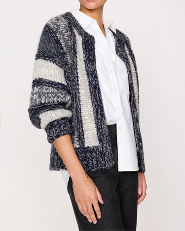 Brochu Walker Illia Handknit Cardigan in Cosmo Combo