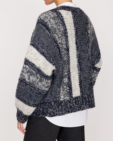 Brochu Walker Illia Handknit Cardigan in Cosmo Combo