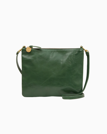 Clare V Double Sac Bretelle Bag in Evergreen