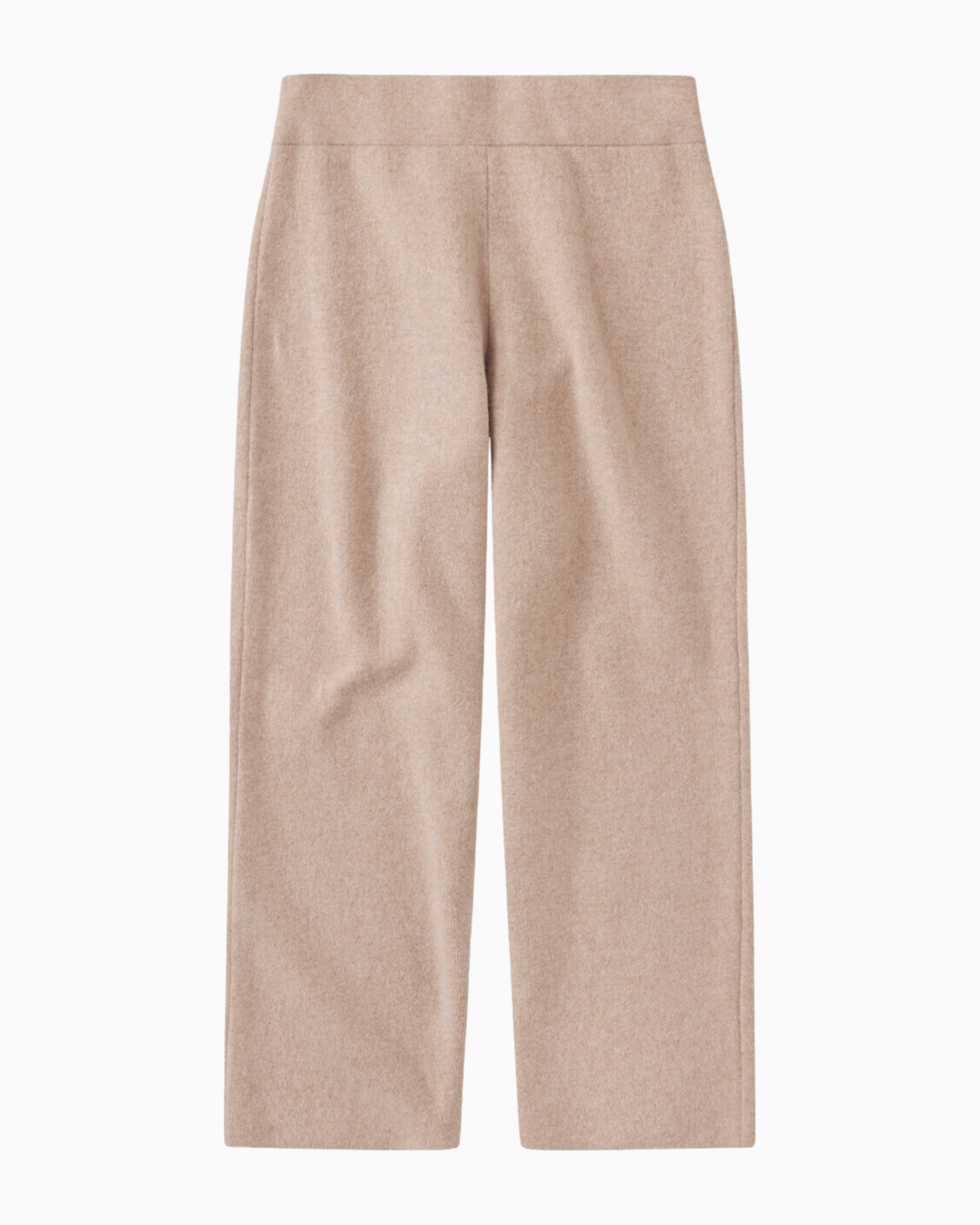 Closed Knitted Jogger in Chino Beige