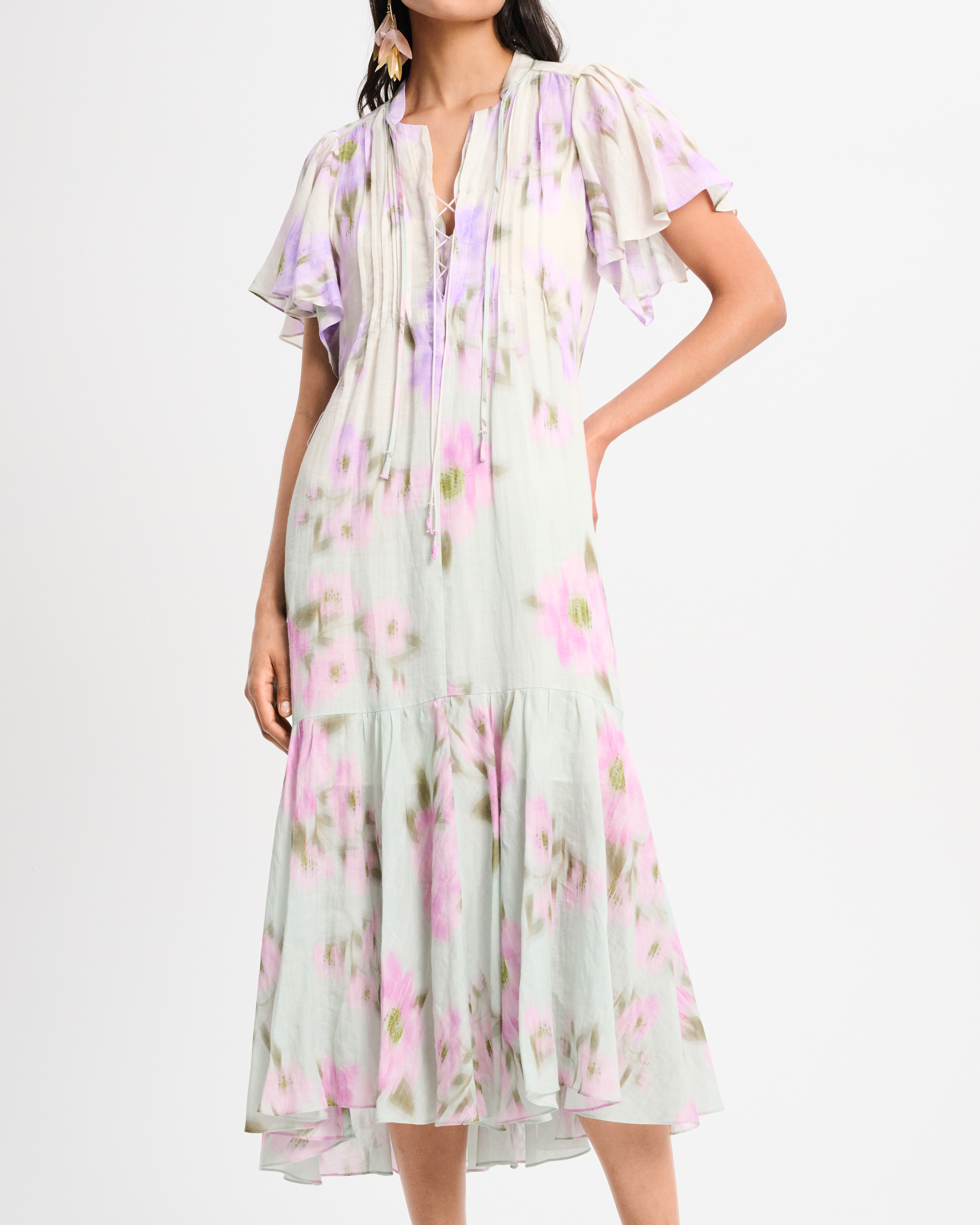 Dorothee Schumacher Blooming Volumes Dress in Cotton Candy