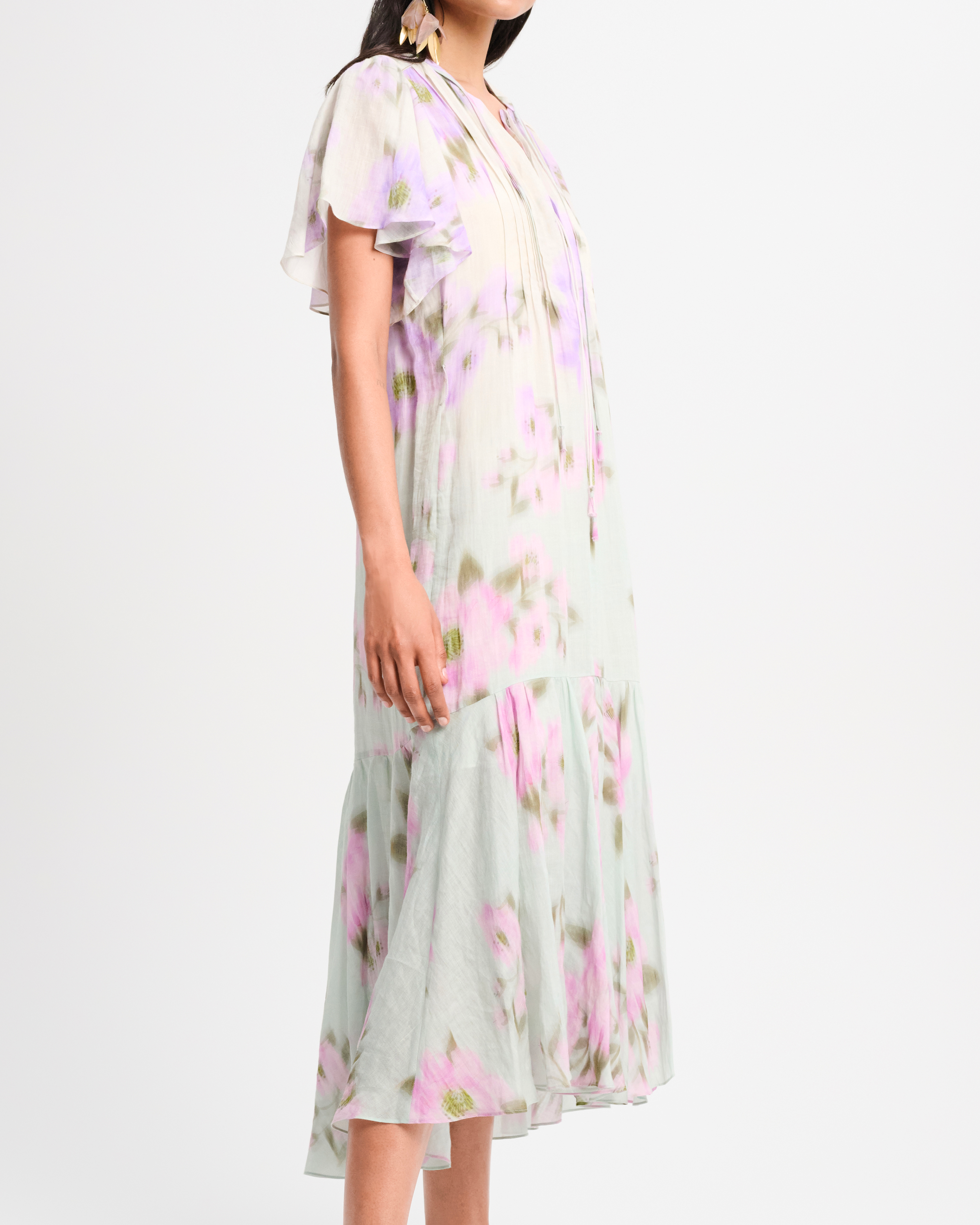 Dorothee Schumacher Blooming Volumes Dress in Cotton Candy