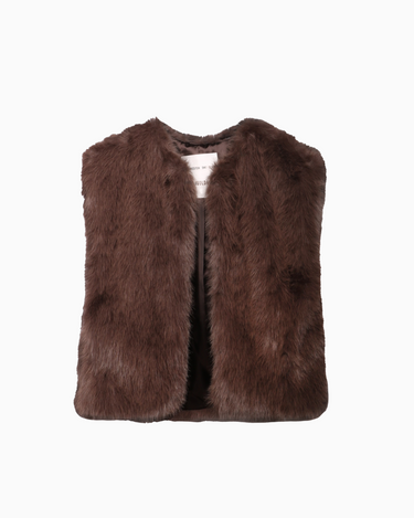 Agolde Fara Gilet in Paloma