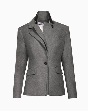 Veronica Beard Blythe Dickey Jacket in Heather Grey