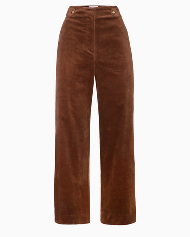 Veronica Beard Brynleigh Pant in Dark Cocoa