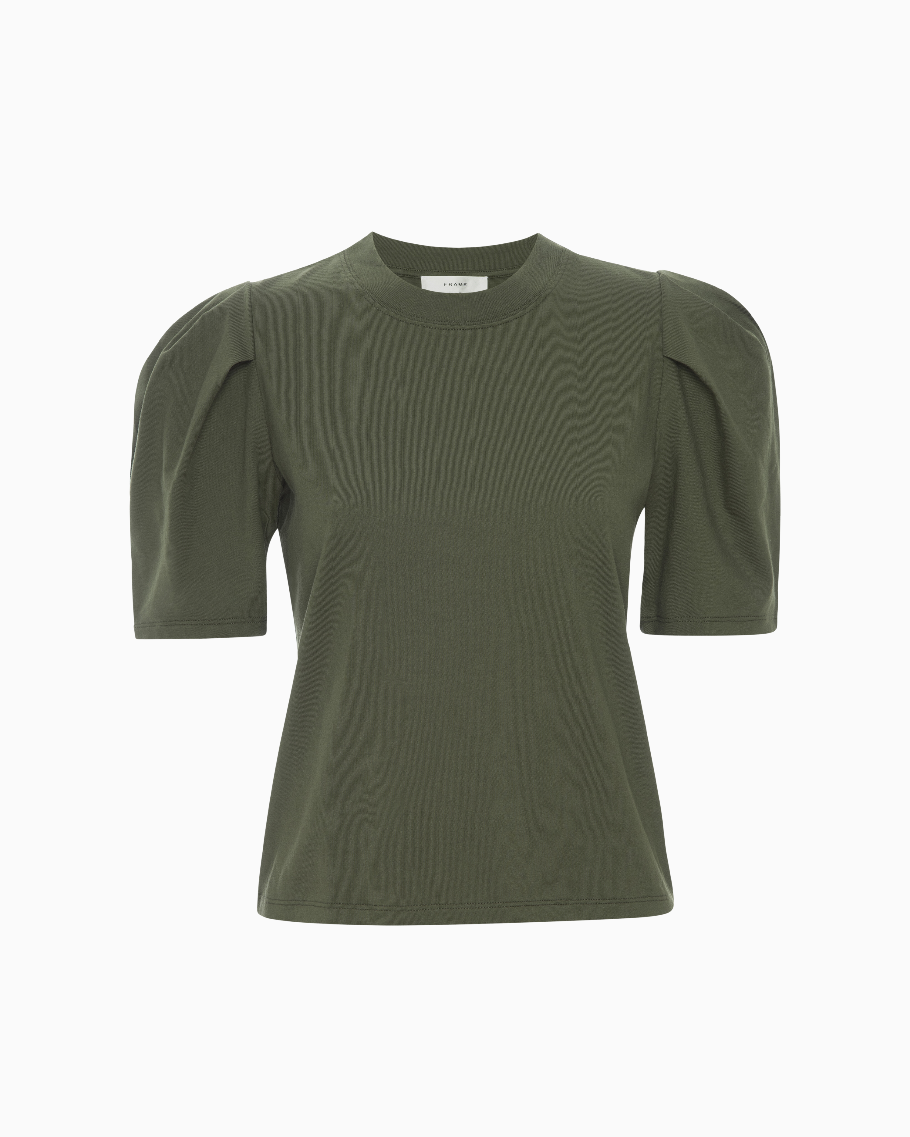 Frame Draped Femme Tee in Fatigue