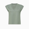 Frame Easy V-Neck Tee in Sage