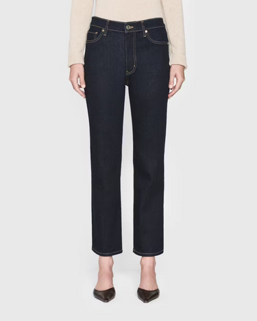 Frame Le High Straight Long Jean in Stargirl