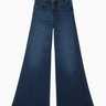 Frame Le Palazzo Crop Raw Fray Jean in Calvin