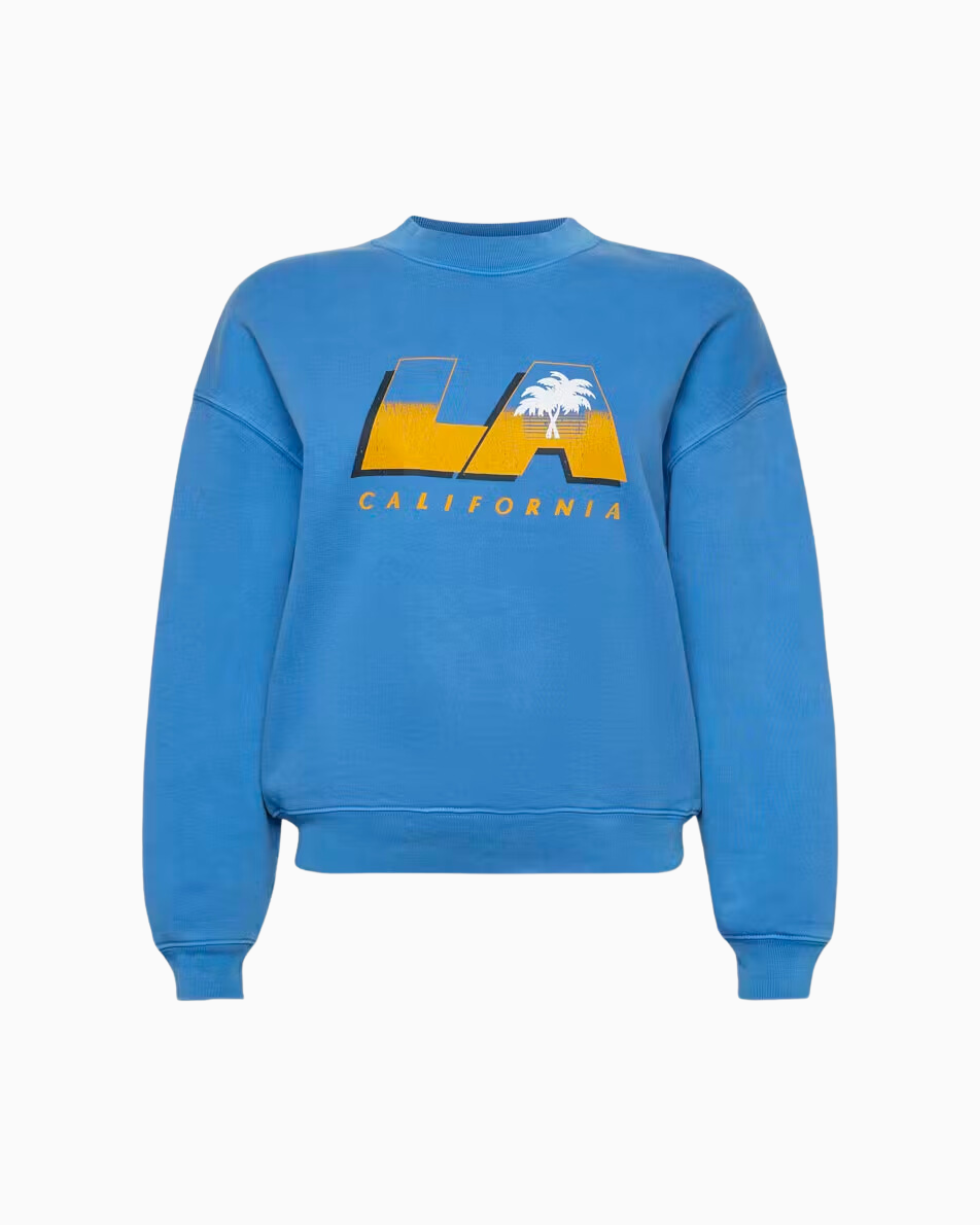 Frame Vintage LA Sweatshirt in Washed Bright Blue